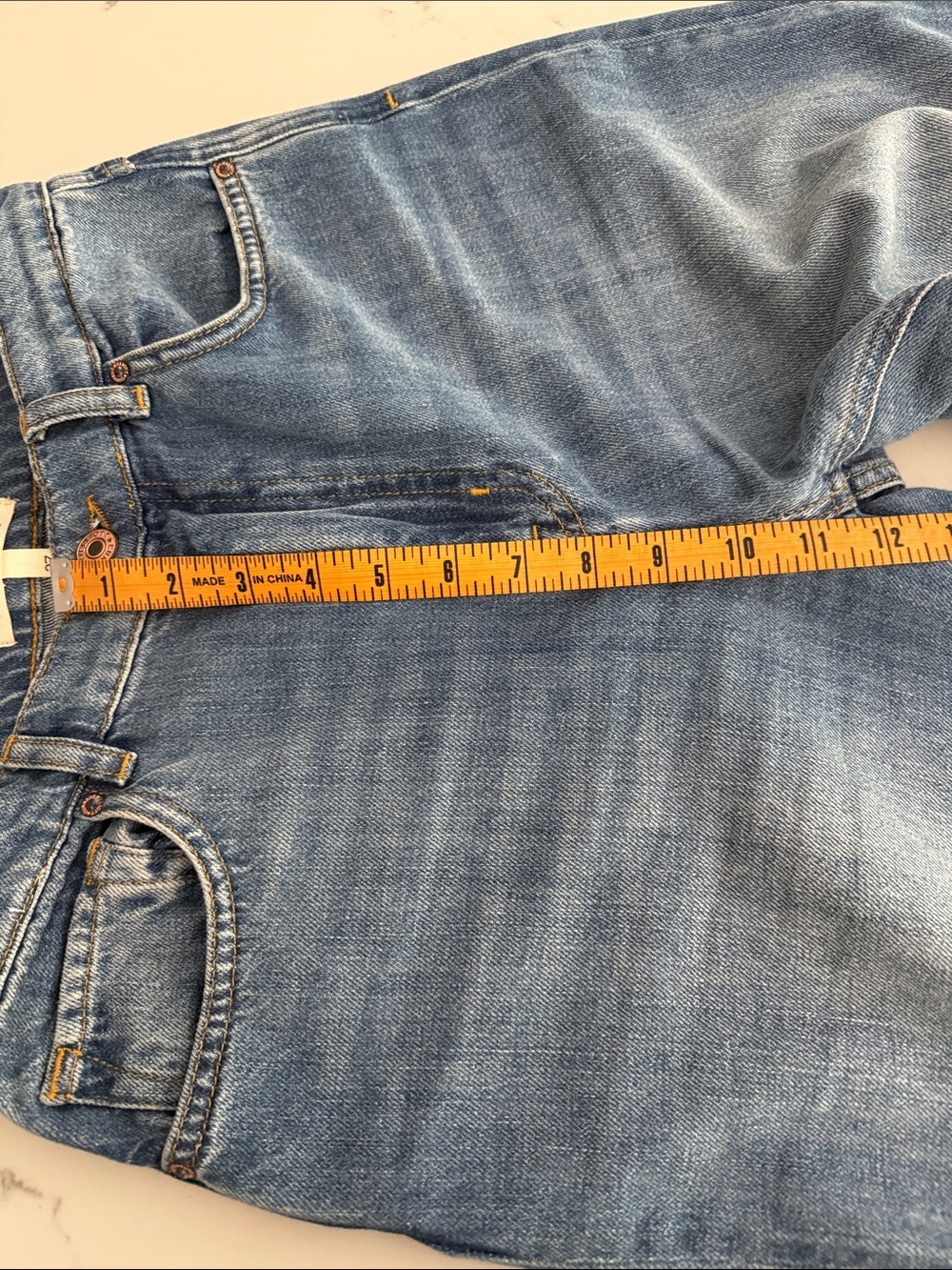 Current/Elliott DOHENY Wide-Leg Blue Denim Jeans size 27 - Picture 8 of 9